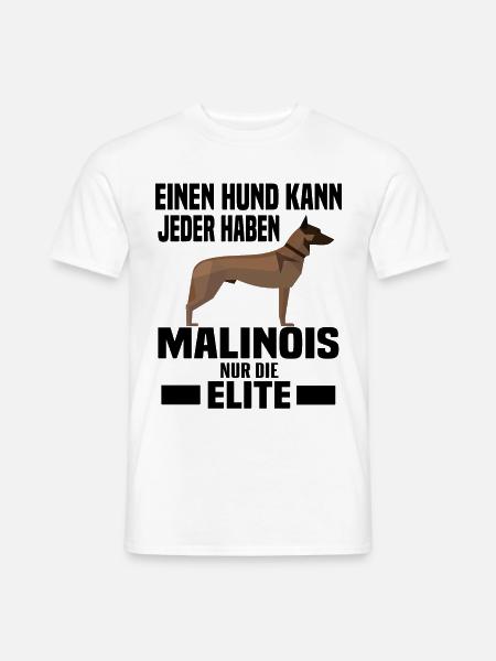 Belgian Malinois Agility Schutzhund - Männer T-Shirt - Weiß