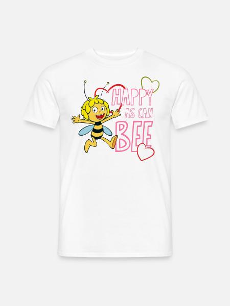 Maya The Bee Happy As Can Bee - Men's T-Shirt - white