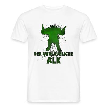L’incroyable alk - T-shirt homme - blanc - Devant - AI Model Male 178 dark (178cm)