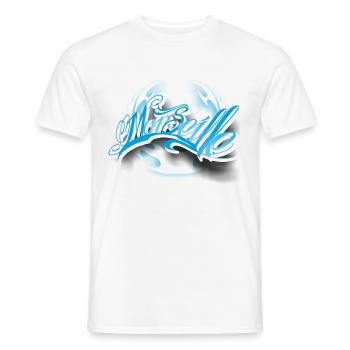 Marseille tattoo - T-shirt homme - blanc - Devant - AI Model Male 178 dark (178cm)