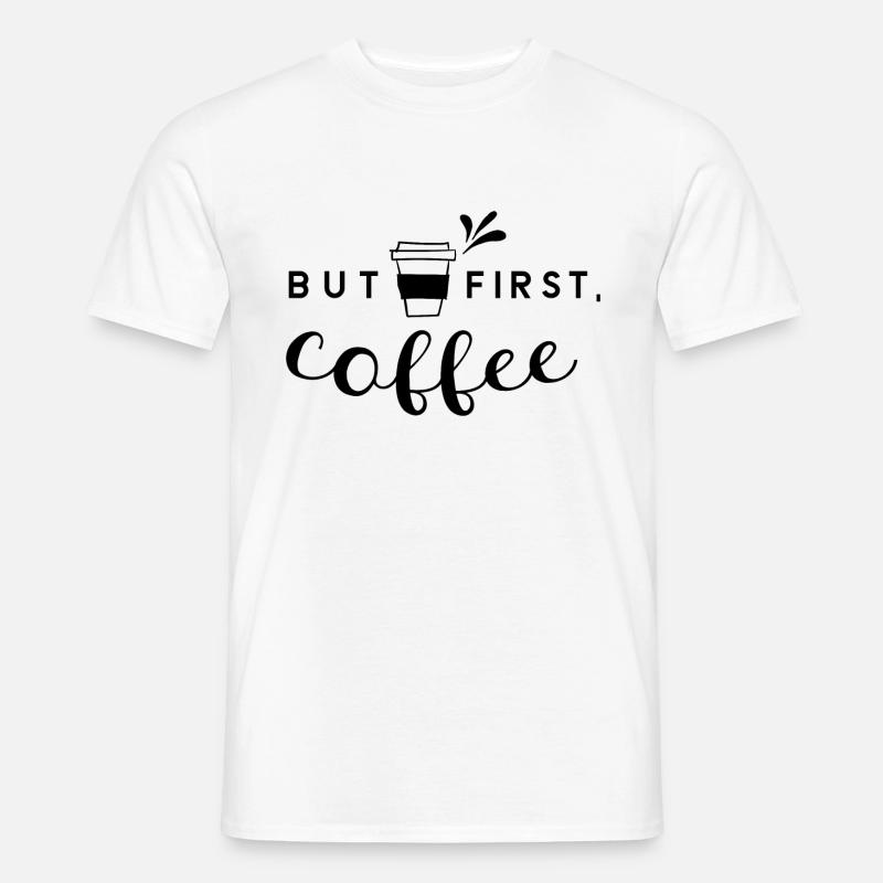 Coffee - Men's T-Shirt - white