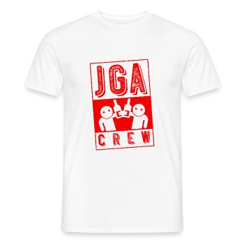 jga crew lustig - Männer T-Shirt - Weiß - Vorne - AI Model Male 178 dark (178cm)