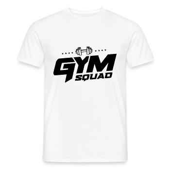 Gym Squad Team Fitness - Männer T-Shirt - Weiß - Vorne - AI Model Male 178 dark (178cm)