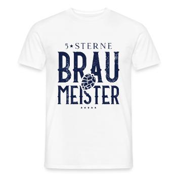 Braumeister Hopfen Brauer Brauerei - Männer T-Shirt - Weiß - Vorne - AI Model Male 178 dark (178cm)