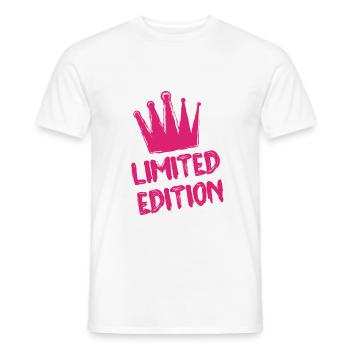 Limited Edition Crown Pink - Men's T-Shirt - white - Front - AI Model Male 178 dark (178cm)