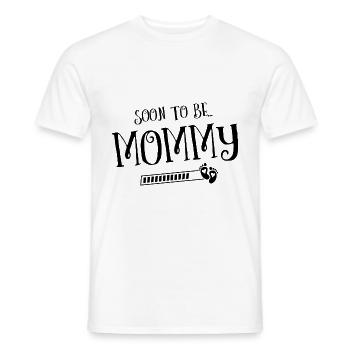 Maman chargement maman bébé - T-shirt homme - blanc - Devant - AI Model Male 178 dark (178cm)