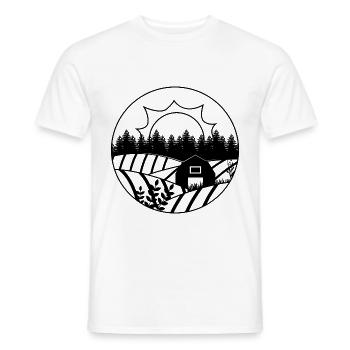 Farm agriculture - Men's T-Shirt - white - Front - AI Model Male 178 dark (178cm)