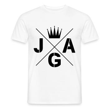 jga krone junggesellenabschied - Männer T-Shirt - Weiß - Vorne - AI Model Male 178 dark (178cm)