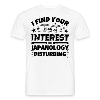 Japanologie lustiges Geschenk - Männer T-Shirt - Weiß - Vorne - AI Model Male 178 dark (178cm)