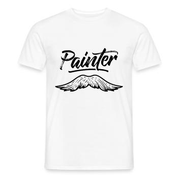 Maler Lackierer Malen Beruf Malerbetrieb - Männer T-Shirt - Weiß - Vorne - AI Model Male 178 dark (178cm)