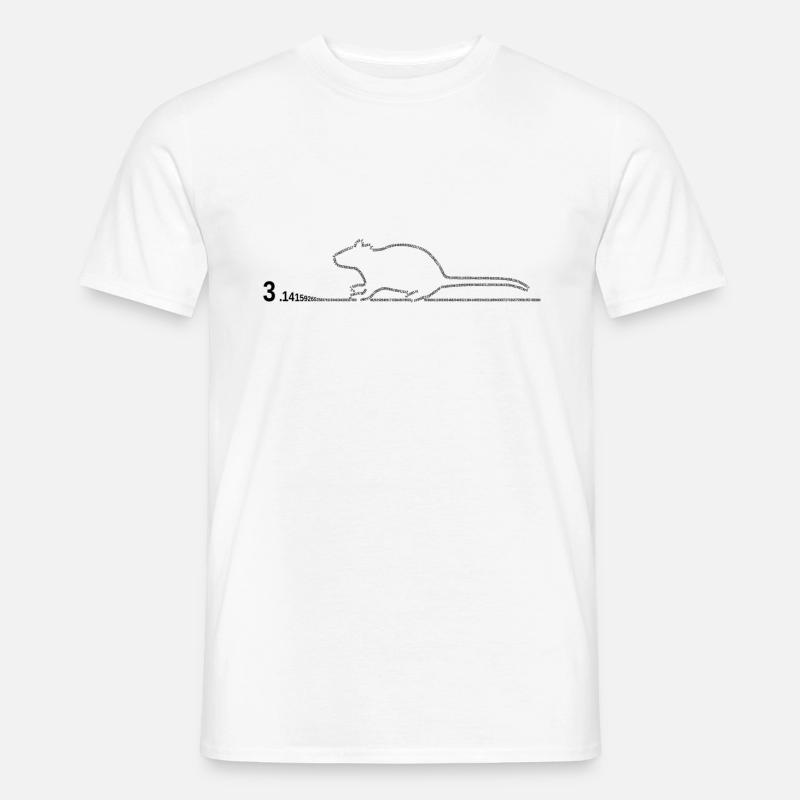 pi-rat - Männer T-Shirt - Weiß