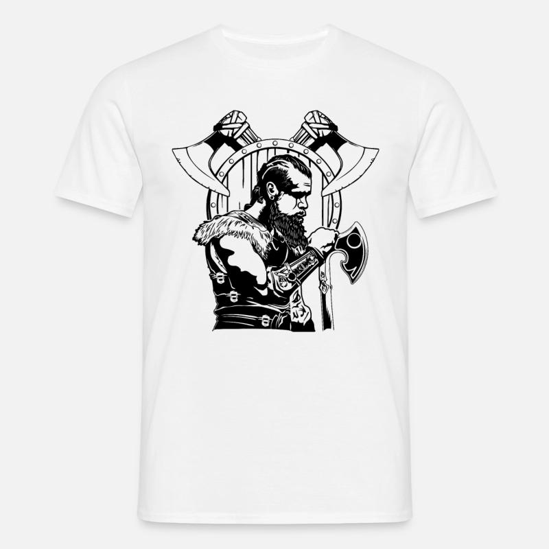 flokiaxt - Männer T-Shirt - Weiß