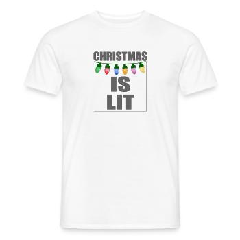 Christmas Christmas Christmas Christmas - Men's T-Shirt - white - Front - AI Model Male 178 dark (178cm)