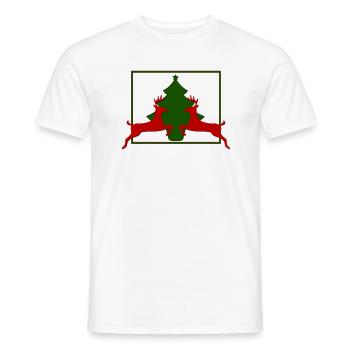 Christmas Christmas Christmas Christmas - Men's T-Shirt - white - Front - AI Model Male 178 dark (178cm)