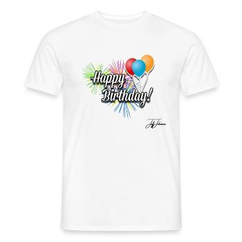 Birthday Birthday Gift Gift - Men's T-Shirt - white - Front - AI Model Male 178 dark (178cm)
