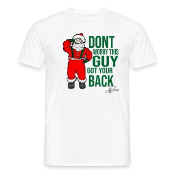 Christmas Christmas Christmas Christmas X-Mas - Men's T-Shirt - white - Front - AI Model Male 178 dark (178cm)
