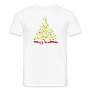 Christmas Christmas Christmas Christmas X-Mas - Men's T-Shirt - white - Front - AI Model Male 178 dark (178cm)