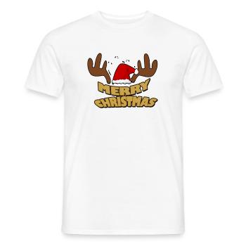 Christmas Christmas Christmas Christmas X-Mas - Men's T-Shirt - white - Front - AI Model Male 178 dark (178cm)