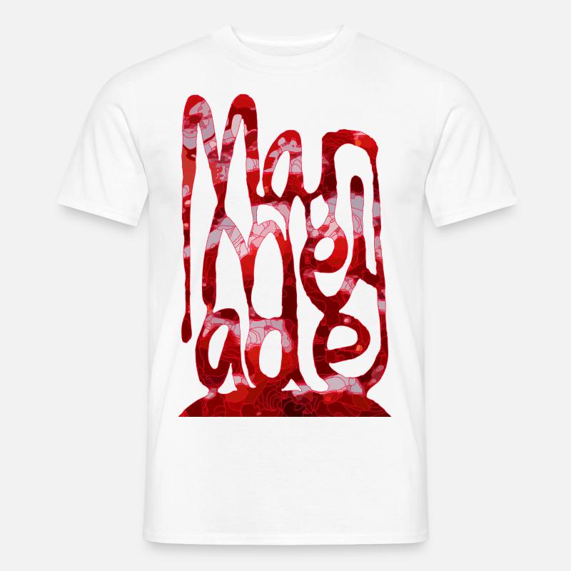 Marmelade Erdbeere - Männer T-Shirt - Weiß