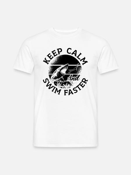 Freitaucher Freitauchen Apnoe Tauchen Geschenkidee - Männer T-Shirt - Weiß