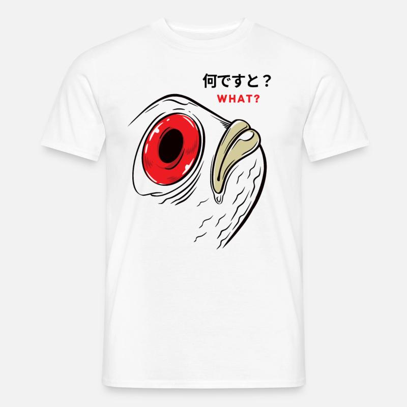 Was? durchdachtes Fischbarsch-Angelgeschenk - Männer T-Shirt - Weiß