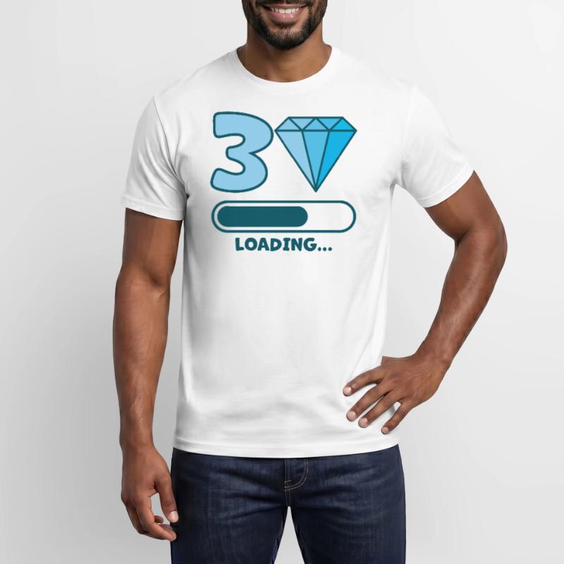 30th Birthday Loading Loading Beam Men's T-Shirt