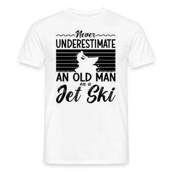 Jetski Urlaub Wassersport Meer Sommer Geschenkidee - Männer T-Shirt - Weiß - Vorne - AI Model Male 178 dark (178cm)