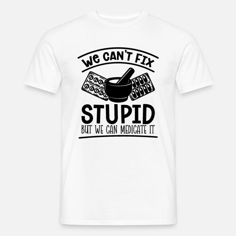 Apotheke Techniker Apothekentechniker Geschenkidee - Männer T-Shirt - Weiß