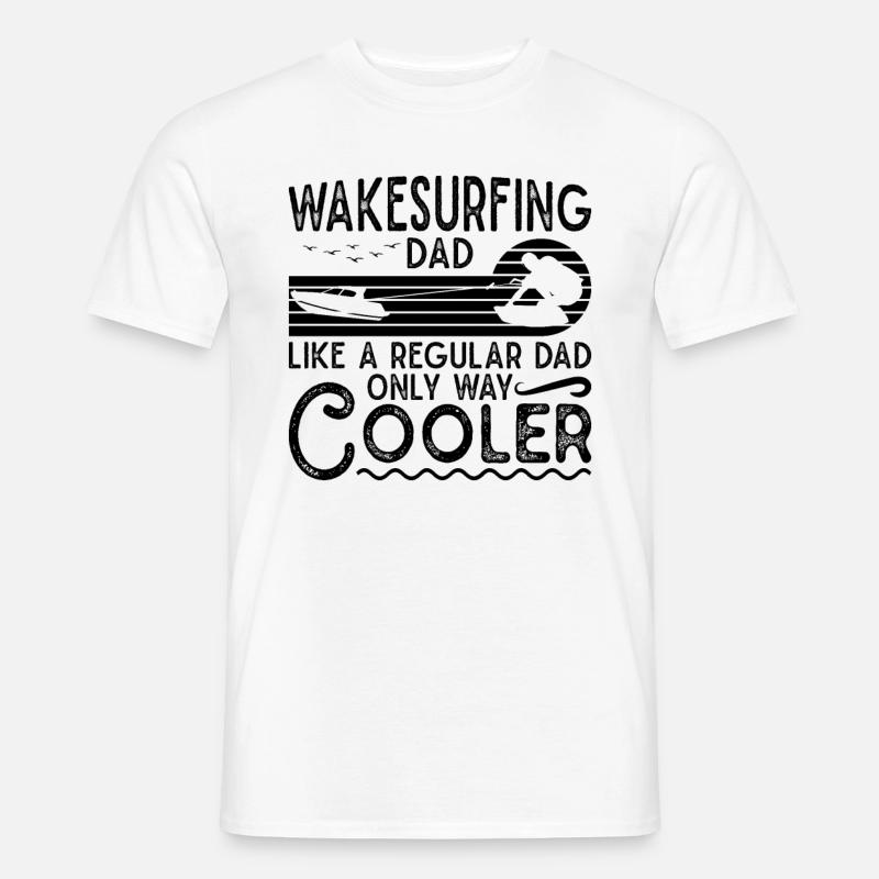 Wakeboarding Wakeboard Wakeboarder Geschenkidee - Männer T-Shirt - Weiß
