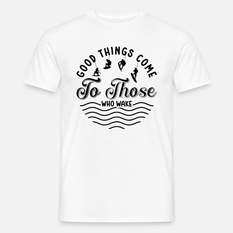 Wakeboarder Wakeboard Wakeboarden Geschenkidee - Männer T-Shirt - Weiß