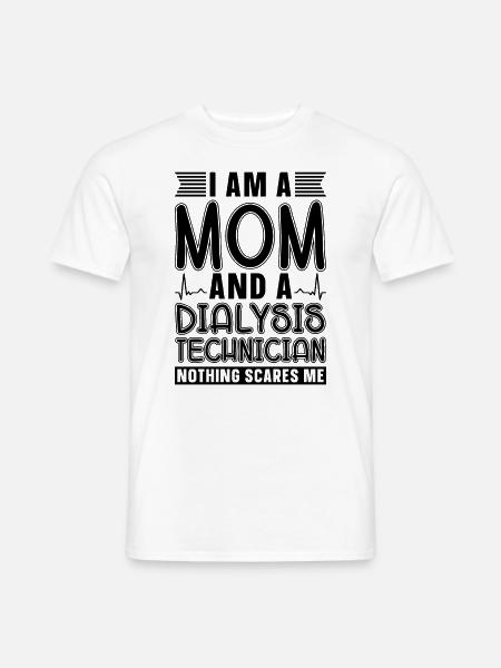Dialysetechniker Dialyse Nephrologie Geschenkidee - Männer T-Shirt - Weiß