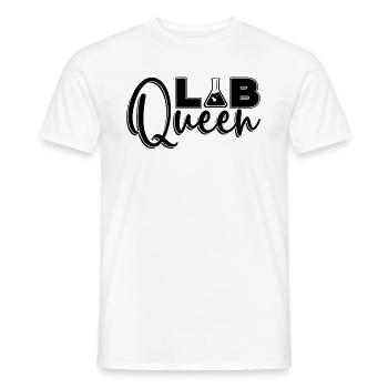 Labortechniker Lab Queen Wissenschaft Geschenkidee - Männer T-Shirt - Weiß - Vorne - AI Model Male 178 dark (178cm)