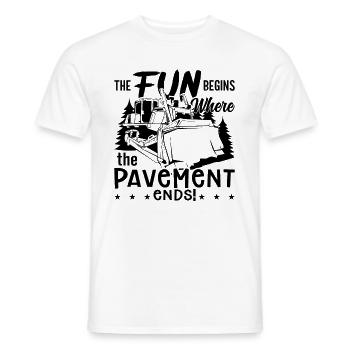 Bulldozer bulldozer bulldozer travailleur de la construction idée cadeau - T-shirt homme - blanc - Devant - AI Model Male 178 dark (178cm)