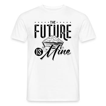 Die Zukunft Ist Minenabbau Trucker Coal Mine - Männer T-Shirt - Weiß - Vorne - AI Model Male 178 dark (178cm)
