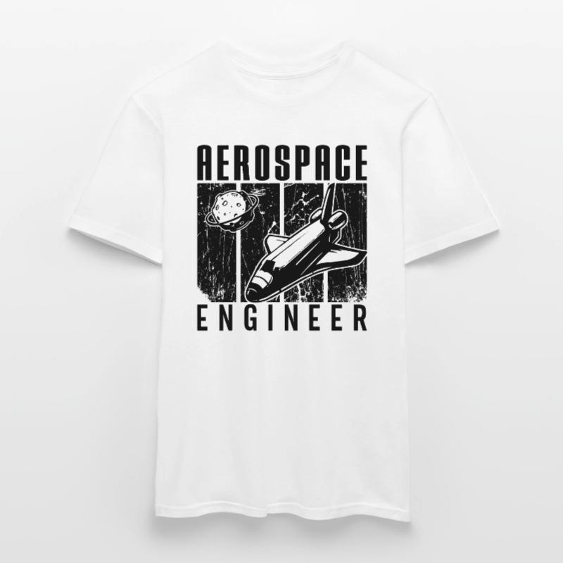 Aerospace Engineer Rocket Space Engineering Ship Männer T-Shirt