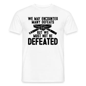 We May Encounter Fighter Taekwondo Fight Karate - Männer T-Shirt - Weiß - Vorne - AI Model Male 178 dark (178cm)