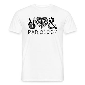 Radiologist Quote X-Ray Xray Rad Tech Radiology - Men's T-Shirt - white - Front - AI Model Male 178 dark (178cm)