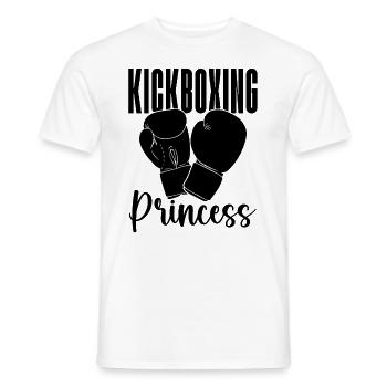 Kickboxing Princess Kickboxer Boxing Fight Fighter - Männer T-Shirt - Weiß - Vorne - AI Model Male 178 dark (178cm)