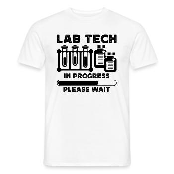 Technicien de laboratoire en sciences médicales - T-shirt homme - blanc - Devant - AI Model Male 178 dark (178cm)