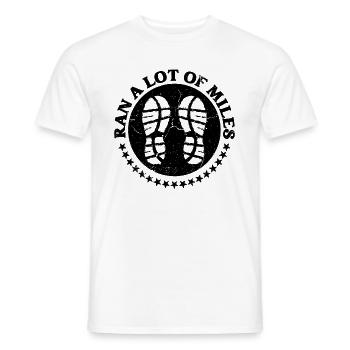 A couru beaucoup de coureur de cross-country - T-shirt homme - blanc - Devant - AI Model Male 178 dark (178cm)