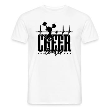 Cheerleader Loves Cheer Squad Dancer Cheerleader - Männer T-Shirt - Weiß - Vorne - AI Model Male 178 dark (178cm)