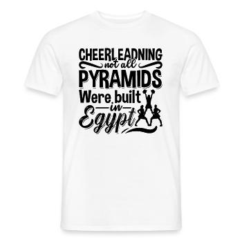 Cheerleading Pas toutes les pyramides Dancing Cheerleaders - T-shirt homme - blanc - Devant - AI Model Male 178 dark (178cm)
