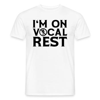 I'm On Vocal Best Broadway Musical Theatre Actor - Männer T-Shirt - Weiß - Vorne - AI Model Male 178 dark (178cm)