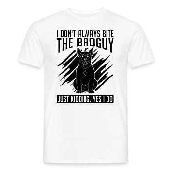 I Don't Always Bite The Zookeeper Animal Trainers - Männer T-Shirt - Weiß - Vorne - AI Model Male 178 dark (178cm)