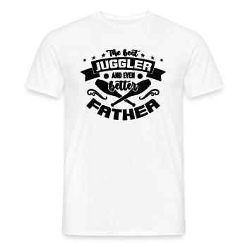 Le meilleur jongleur et personnel de cirque Clowns de cirque - T-shirt homme - blanc - Devant - AI Model Male 178 dark (178cm)
