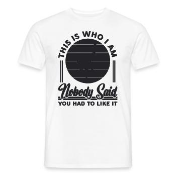 This Is Who I Am Contortion Gymnast Contortionist - Men's T-Shirt - white - Front - AI Model Male 178 dark (178cm)