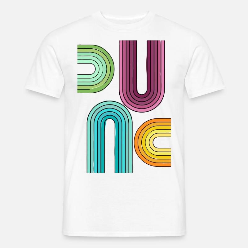 buntes Muster - Männer T-Shirt - Weiß