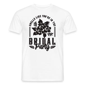 Smells Like You're In The Marriage Maid Of Honors - Men's T-Shirt - white - Front - AI Model Male 178 dark (178cm)