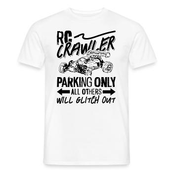 RC Crawler Parking Only Retro Model Car RC Racer - Men's T-Shirt - white - Front - AI Model Male 178 dark (178cm)
