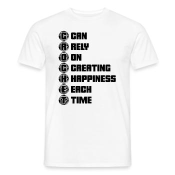 Crochet Can Rely On Creating Sewing Crochet Lover - Männer T-Shirt - Weiß - Vorne - AI Model Male 178 dark (178cm)